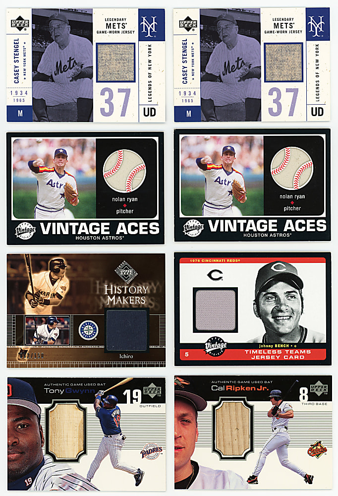 Modern Certified Autograph & Game-Used Insert Collection (225+) with Multiple Complete/Near Sets – Loaded with 110+ Hall of Famers Including Babe Ruth & Honus Wagner!