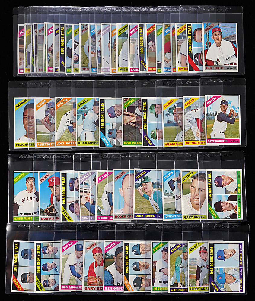 1966 Topps High Number Near Set (64) with Stars & Shortprints