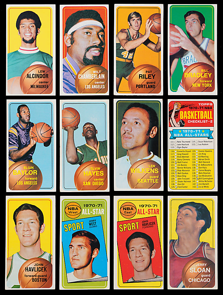 1970-1971 & 1981-1982 Topps Basketball Collection (537) with 1970-1971 Partial Set (148/175)