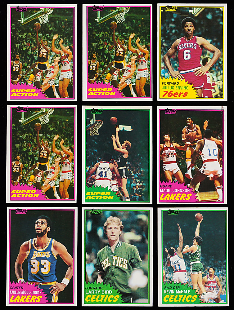 1970-1971 & 1981-1982 Topps Basketball Collection (537) with 1970-1971 Partial Set (148/175)
