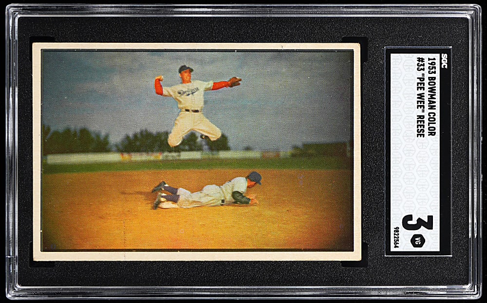 1953 Bowman #33 Pee Wee Reese SGC VG 3