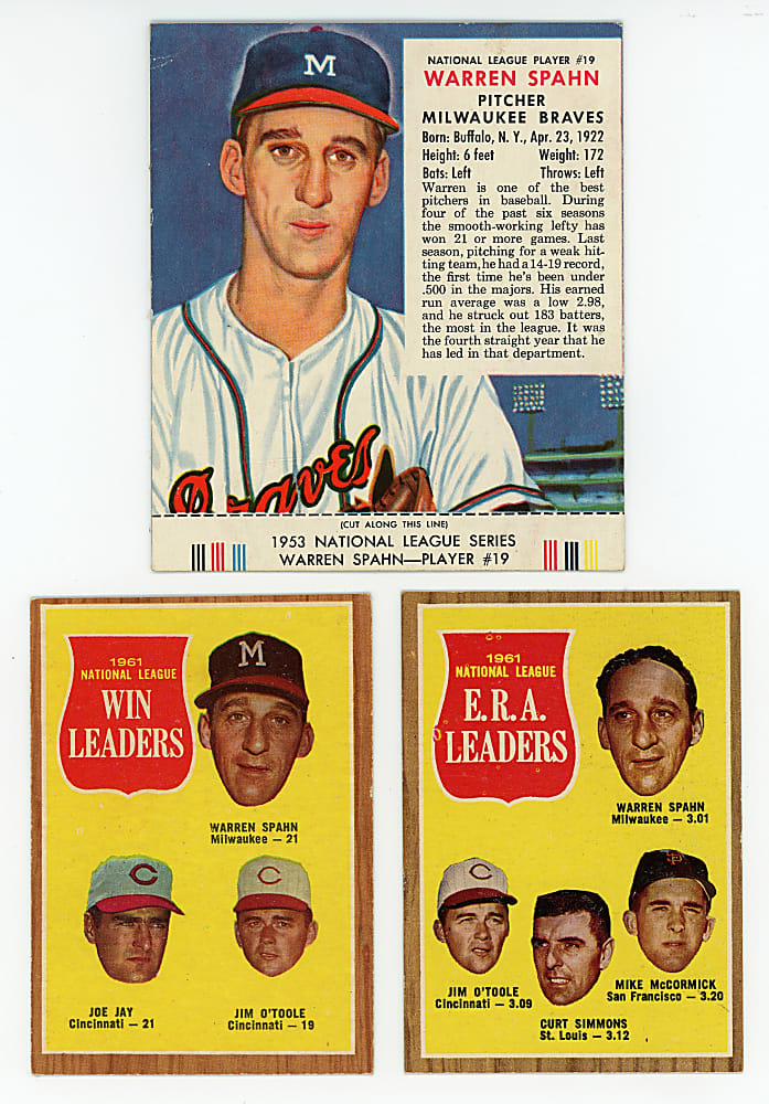 1952-1965 Warren Spahn Collection (27)