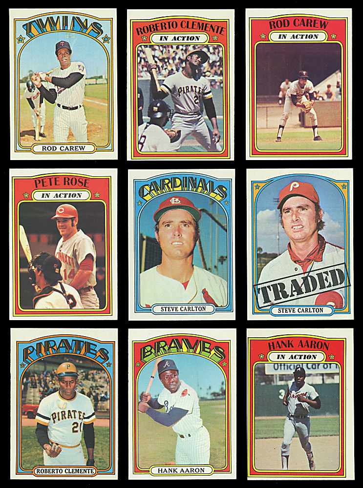 1972 Topps Complete Set (787) - Clean!
