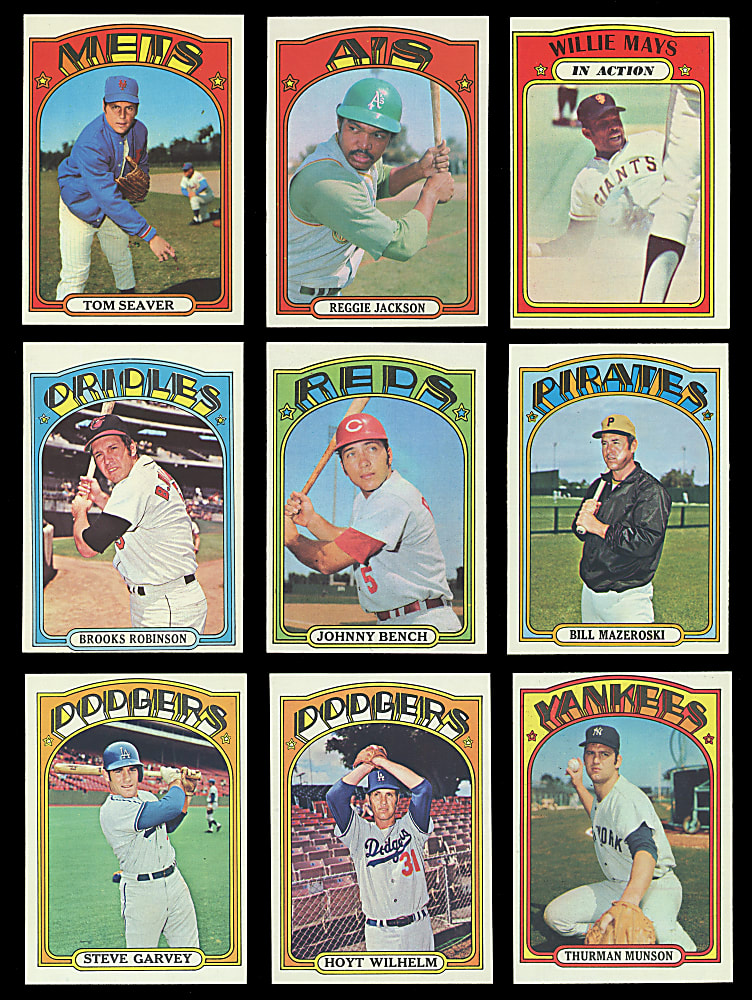 1972 Topps Complete Set (787) - Clean!