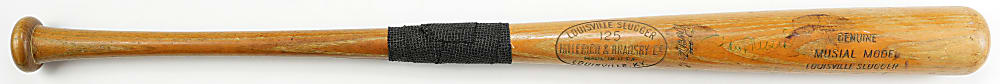 1961-1963 Stan Musial Signed St. Louis Cardinals Game-Used Bat - PSA/DNA GU 8.5