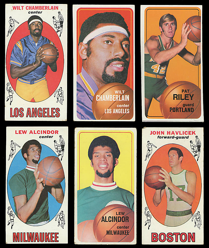 1969-1970 & 1970-1971 Topps Basketball Near/Partial Set Pair - 211 Total Cards with #75 Lew Alcindor Rookie