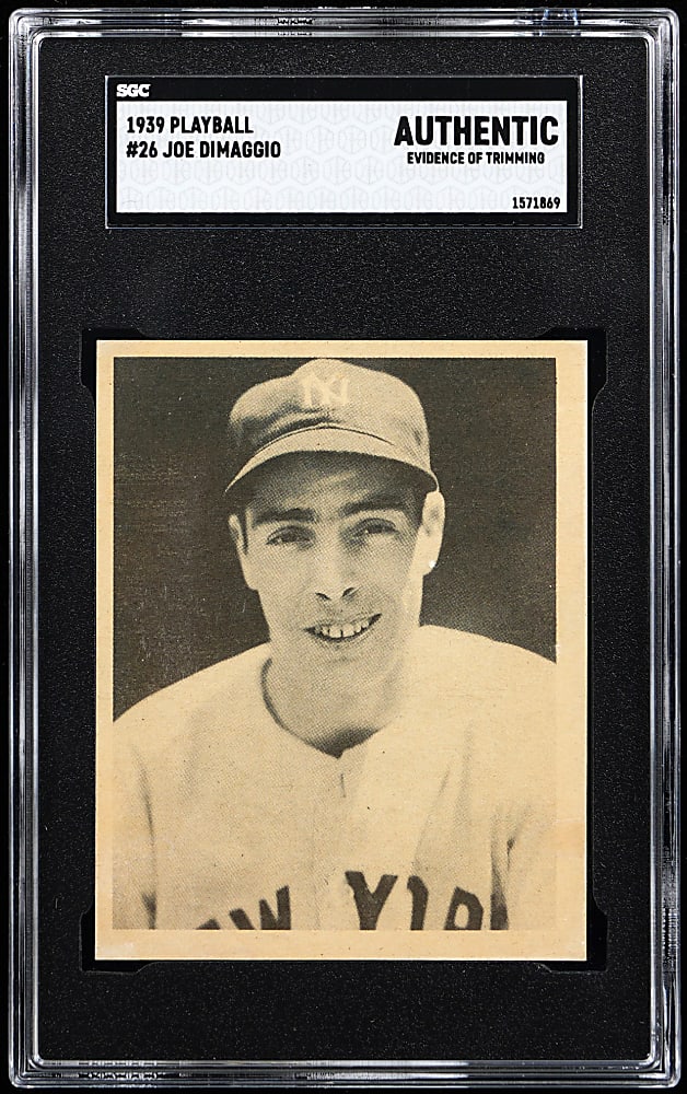 1939 Play Ball #26 Joe DiMaggio SGC Authentic