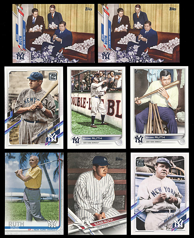 2017-2022 Topps Babe Ruth Super Shortprint Collection (14)