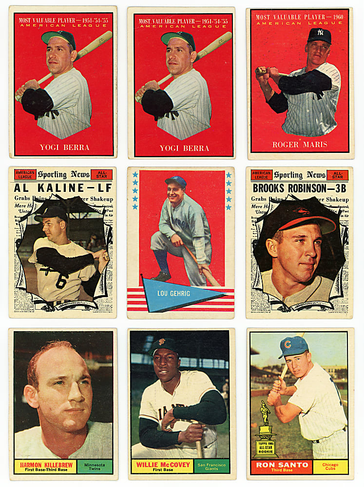 1960-1982 Baseball Shoebox Collection (1,250+) with 175+ Hall of Famers