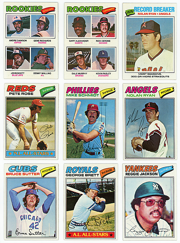 1977 Topps Complete Set (660) - Clean!