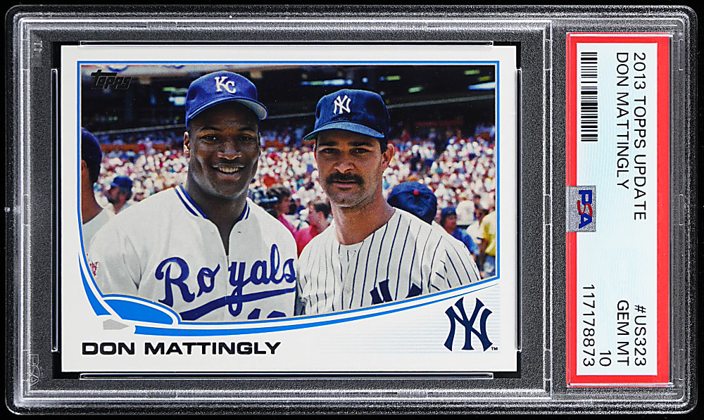 2013 Topps Update #US323 Don Mattingly/Bo Jackson Shortprint PSA GEM MINT 10