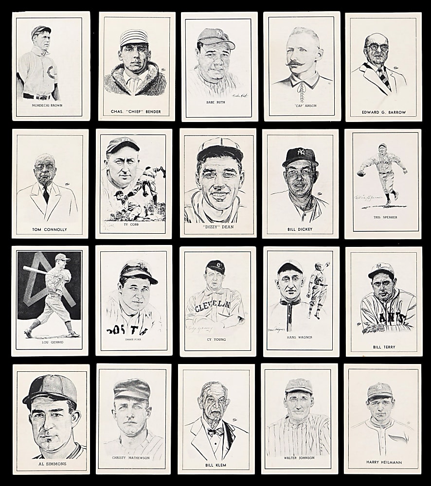 1950-1954 Callahan Hall of Fame Set (74)