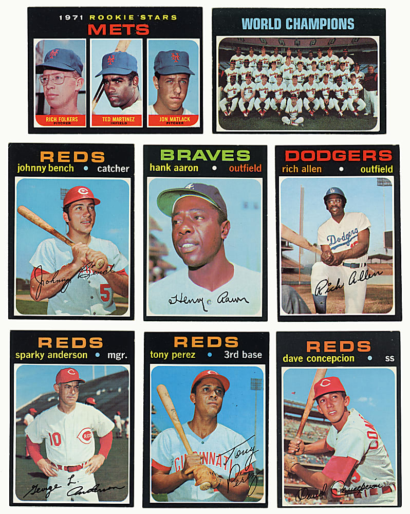 1971 Topps Complete Set (752) - Clean!