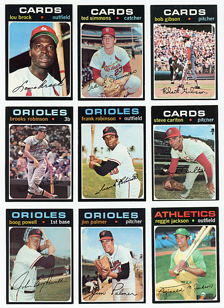 1971 Topps Complete Set (752) - Clean!
