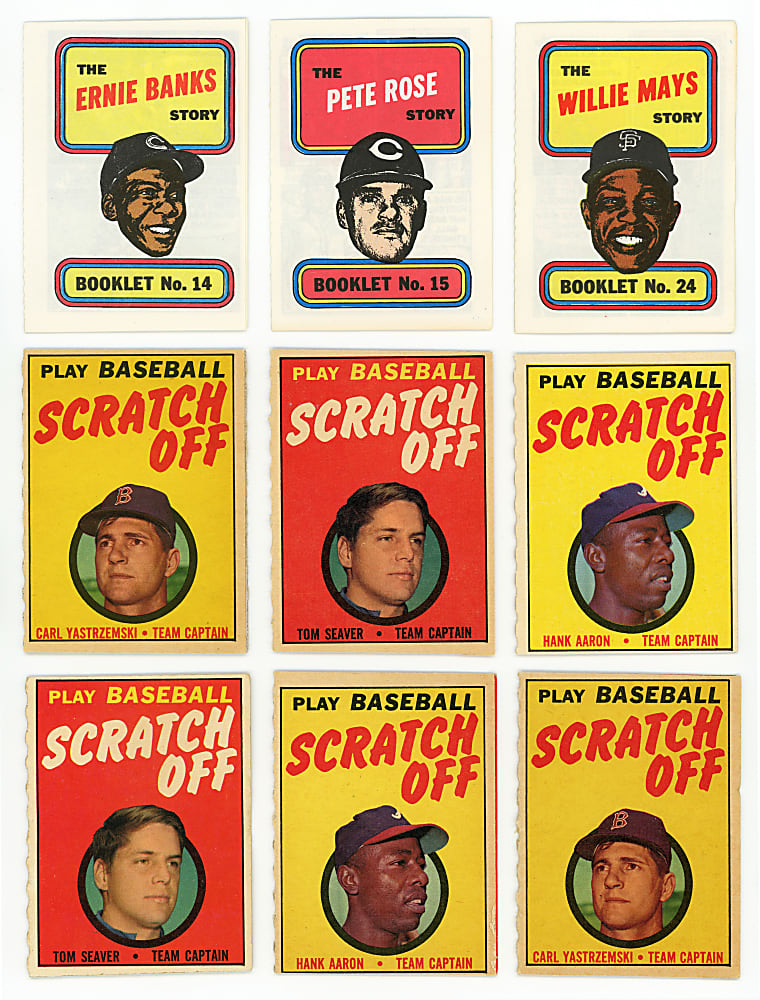 1970 & 1971 Topps Inserts Complete/Near Sets (4) - Clean!