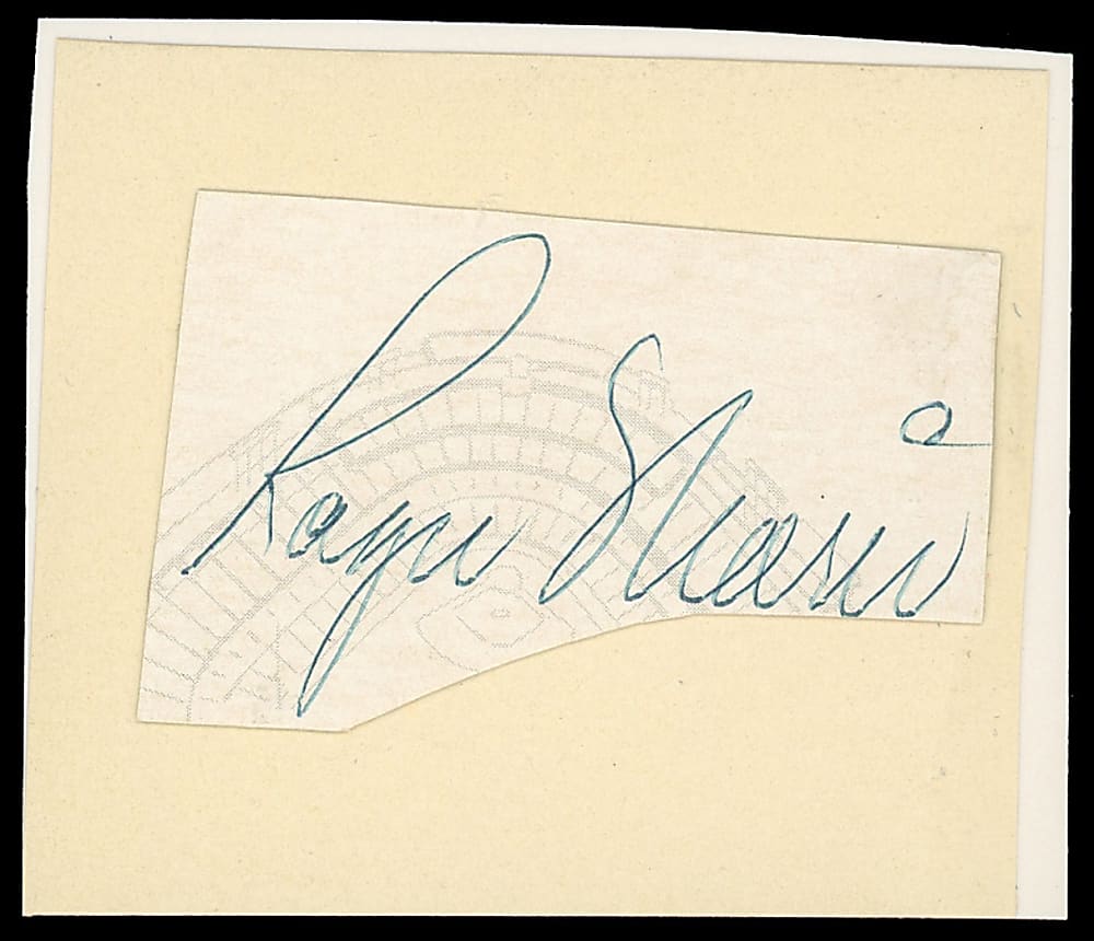 Roger Maris Bold Cut Signature