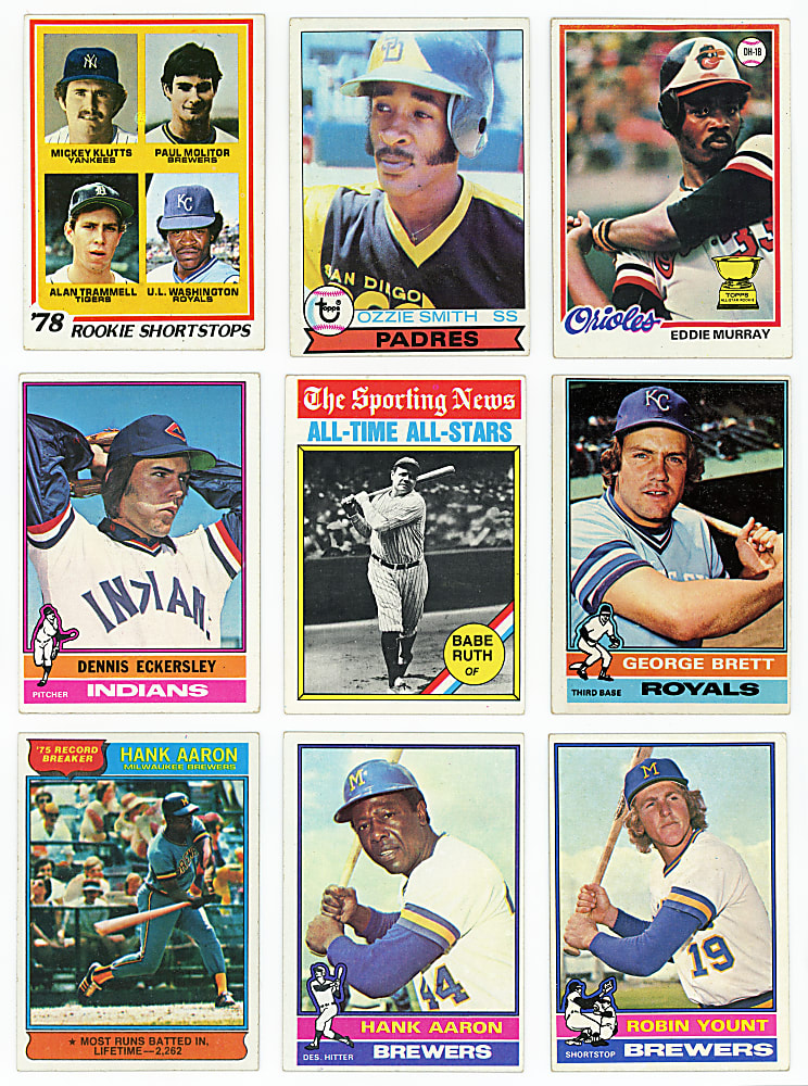 1976-1979 Topps Complete Set Run (4)