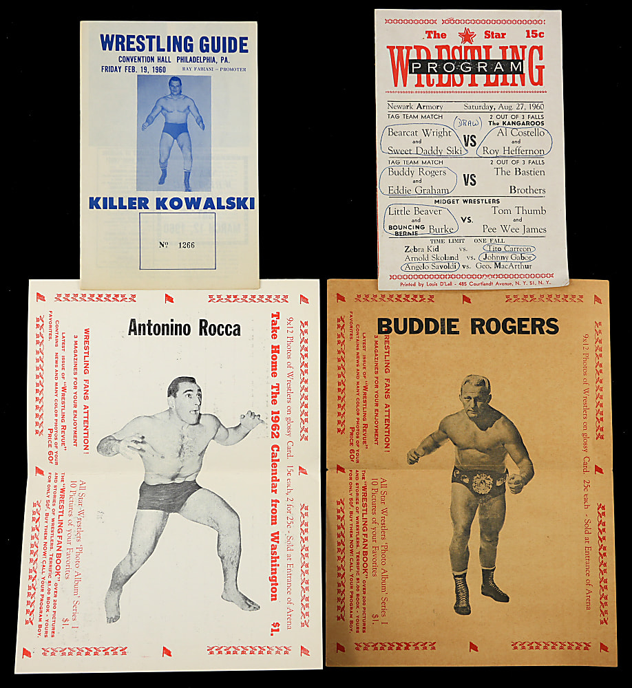 1950s-1960s Wrestling Programs (26)