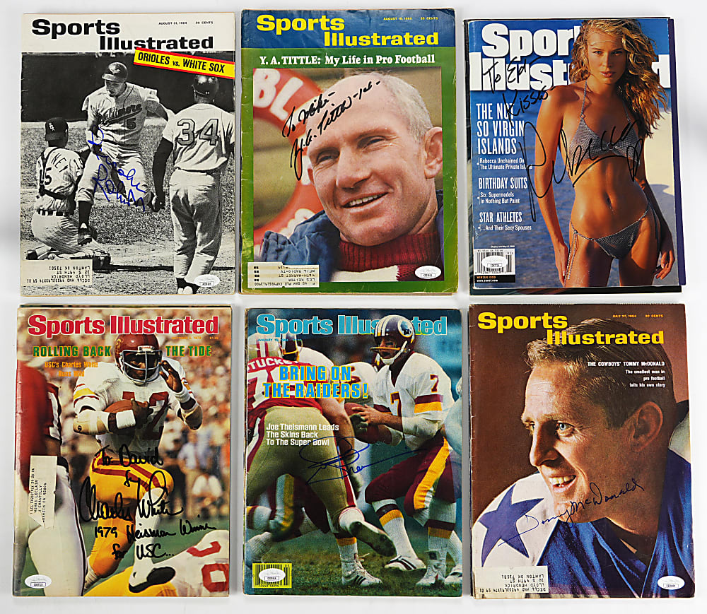 1960s-1980s Signed Sports Illustrated Multi-Sport and Swimsuit Issues (19)