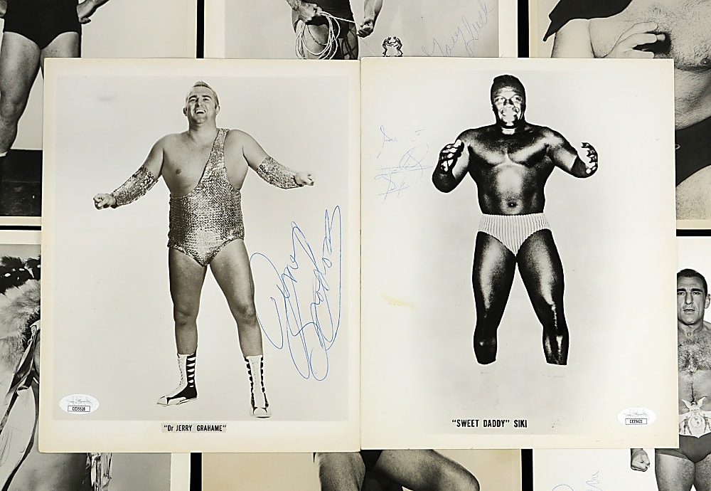 1950s-1960s Signed Wrestling 8x10 Vintage Photos (19)