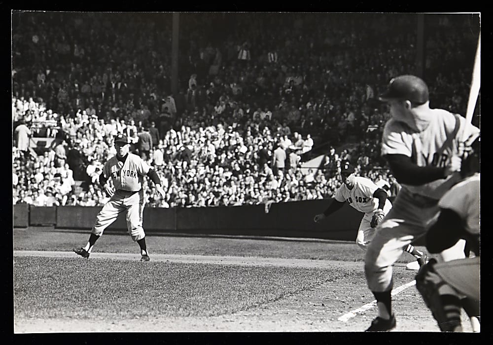1960 Mickey Mantle At Bat Original Ted Polumbaum LIFE Magazine Type I 9x13 1/8 Photograph - PSA/DNA LOA