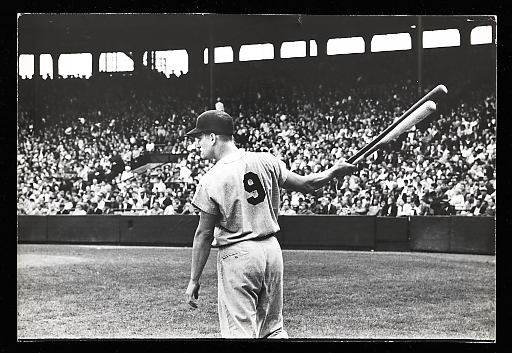 1960 Roger Maris On Deck Original Ted Polumbaum LIFE Magazine Type I 9 1/8 x13 3/8 Photograph - PSA/DNA LOA