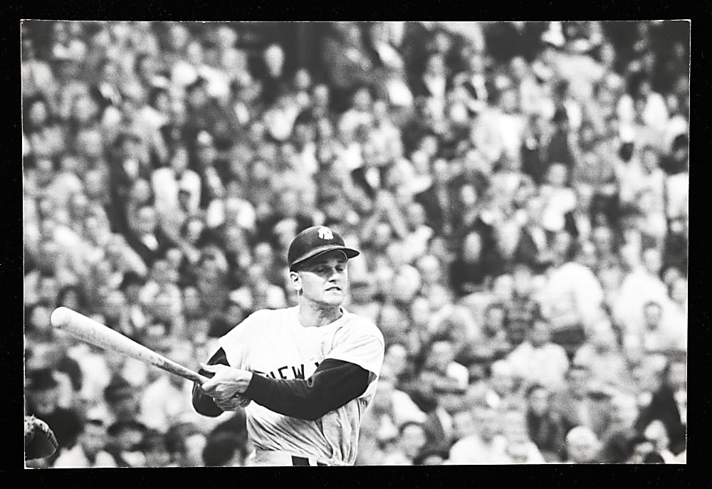 1960 Roger Maris Swinging Bat Original Ted Polumbaum LIFE Magazine Type I 8 3/4 x 13 1/8 Photograph - PSA/DNA LOA