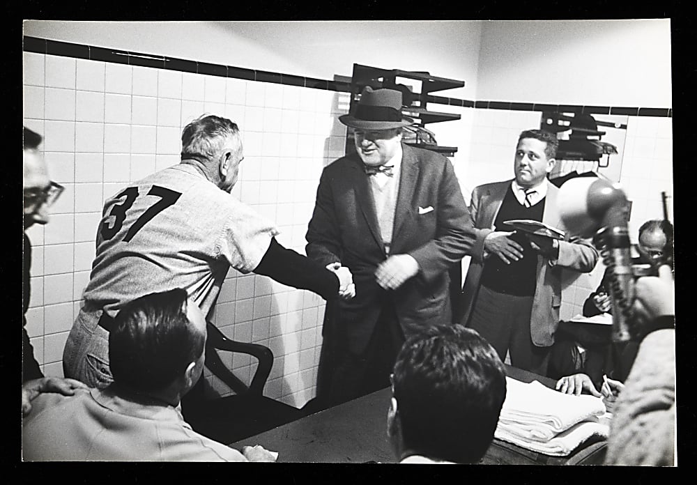 1960 Casey Stengel & Joe Cronin Original Ted Polumbaum LIFE Magazine Type I 9 x13 1/4 Photograph - PSA/DNA LOA