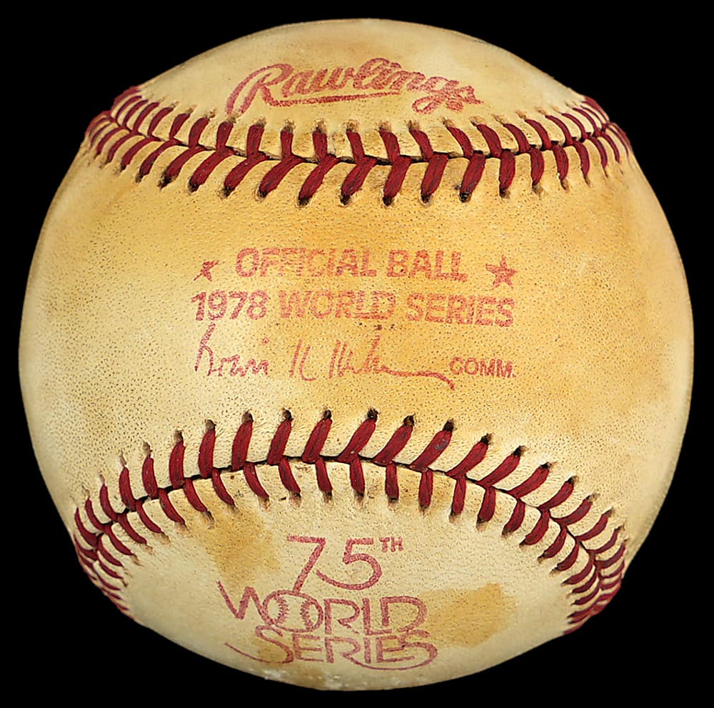 1978 Satchel Paige Single-Signed Official World Series Baseball - Full JSA LOA