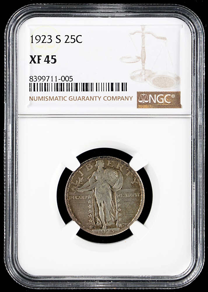 1923-S Standing Liberty Quarter - NGC XF45