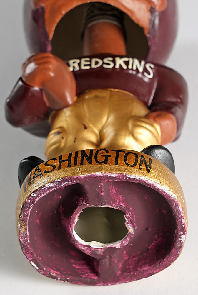 1962-1964 Washington Redskins Black Face Toes-Up Bobblehead Doll - Extremely Rare!