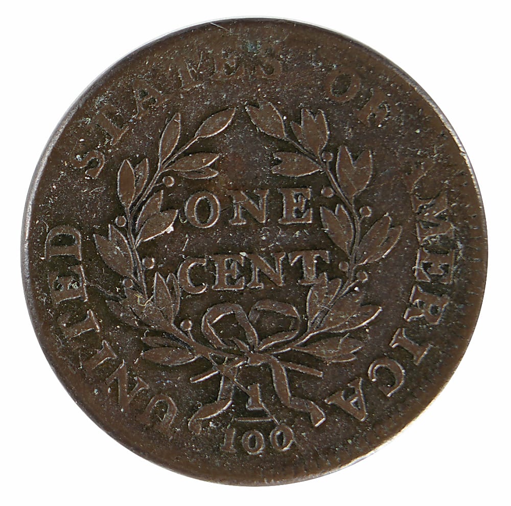 1798 Draped Bust 2nd Hair Variety Large Cent
