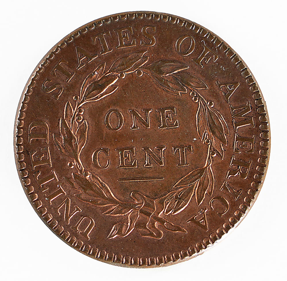 1819/8 Cornonet Head Large Cent - Scarce Overdate Variety