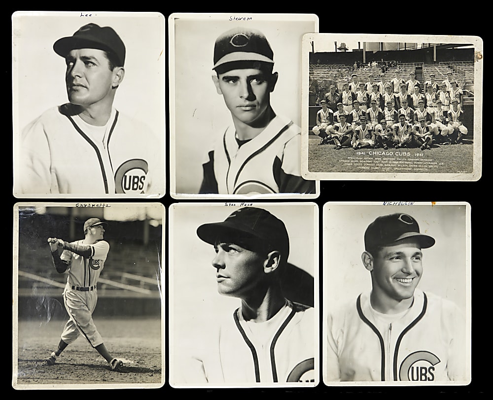 1940s George Burke Original Chicago Cubs Photographs (18)