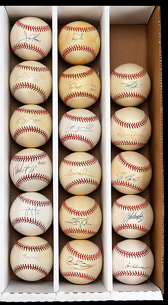 Modern Era Hall of Famer Single-Signed Baseballs (29) - Loaded Selection with Gwynn, Ichiro, Jeter & Puckett