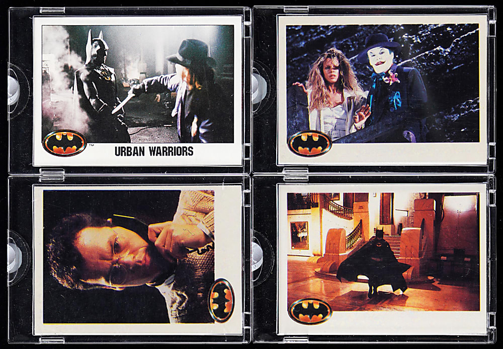 1989 Topps Vault Batman Proof Cards (4) with Original COAs