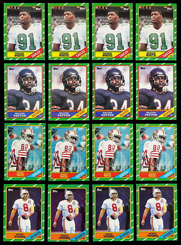 1986 Topps Football Complete Set Collection (4)