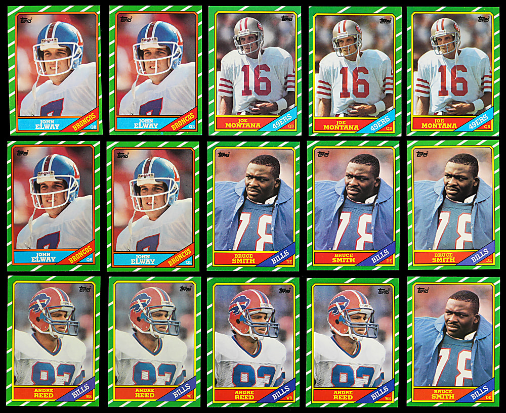 1986 Topps Football Complete Set Collection (4)