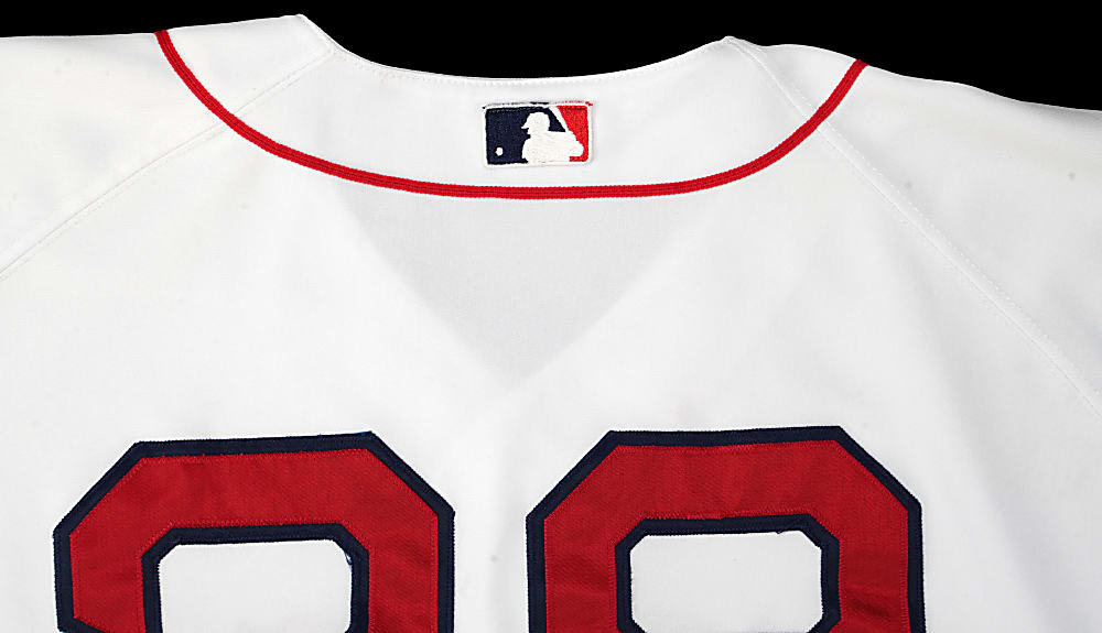 2002 Mike Cubbage Boston Red Sox Game-Used Jersey with #9 Ted Williams Memorial Number & Band