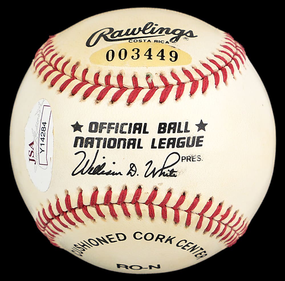 Vin Scully Boldly Signed ONL/White Baseball - Full JSA LOA