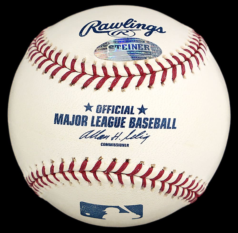 Derek Jeter Single-Signed OML/Selig Baseball - Steiner COA