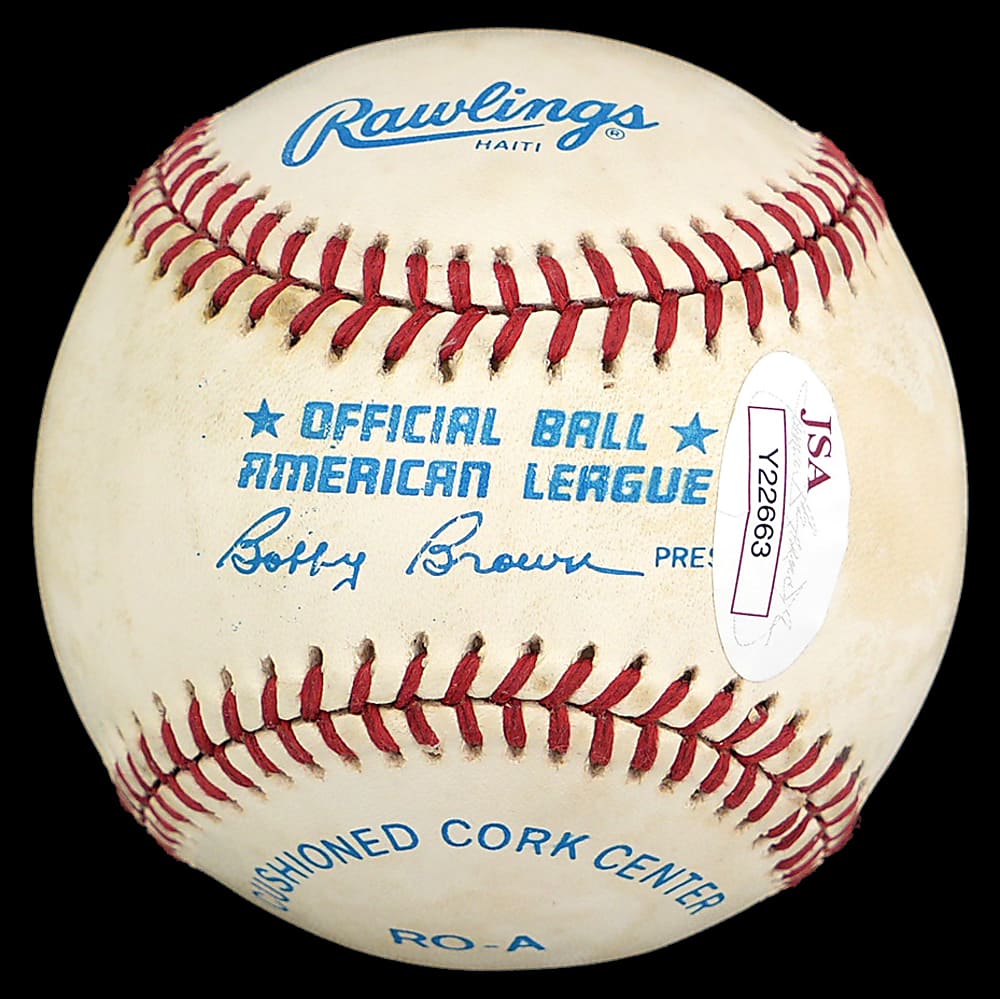 Mickey Mantle Single-Signed Baseball - Full JSA LOA