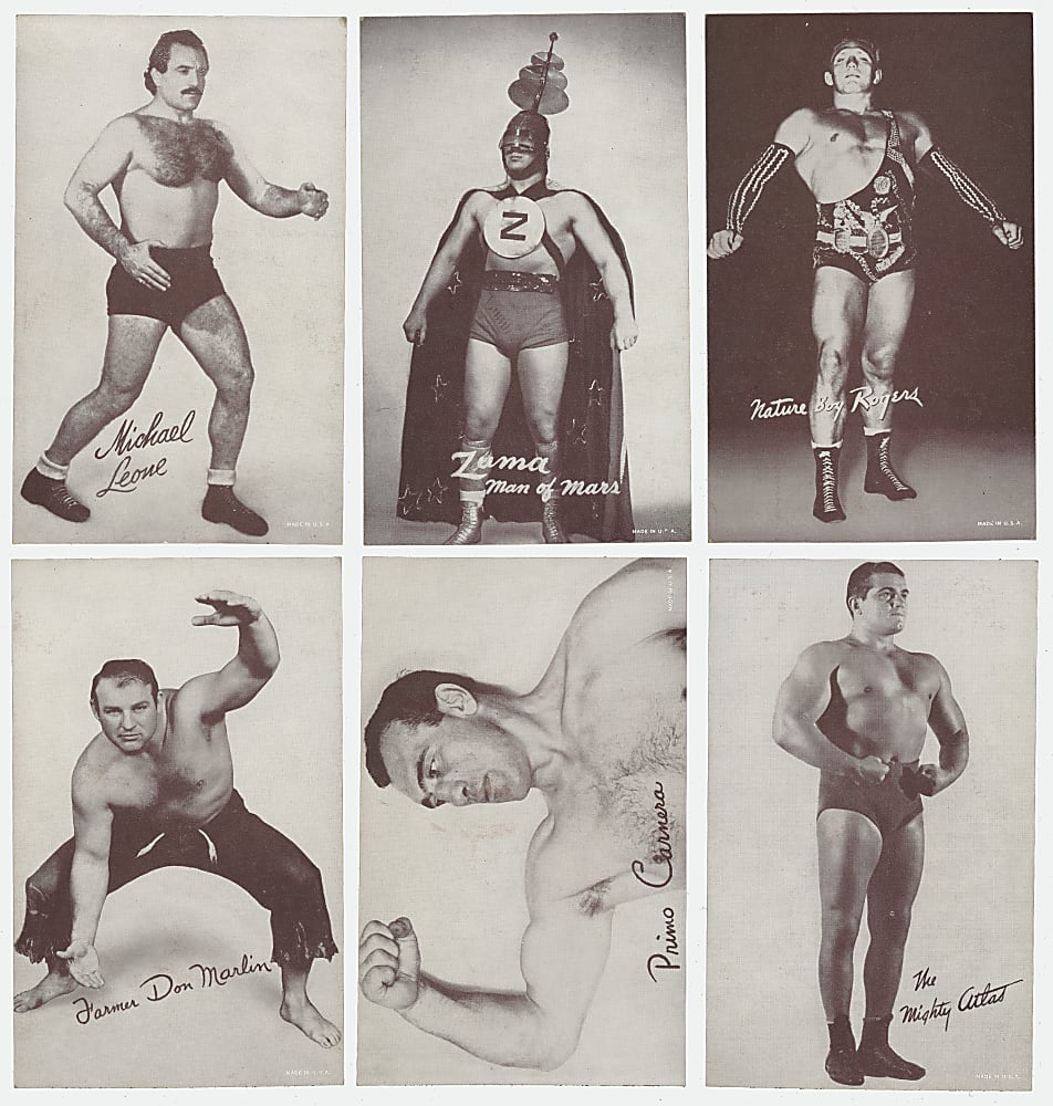 1950s Exhibit Supply Co. Wrestler Series Near-Complete Set (30/32)