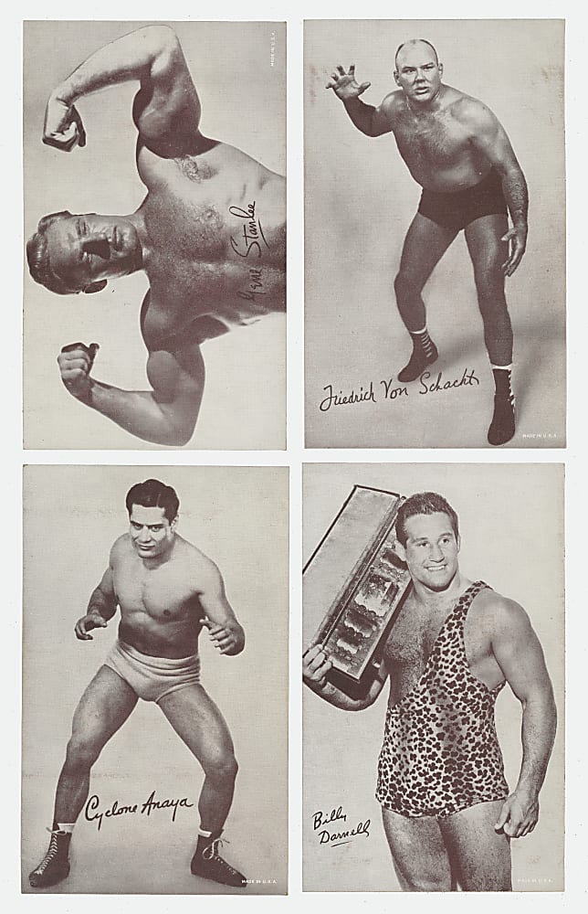 1950s Exhibit Supply Co. Wrestler Series Near-Complete Set (30/32)