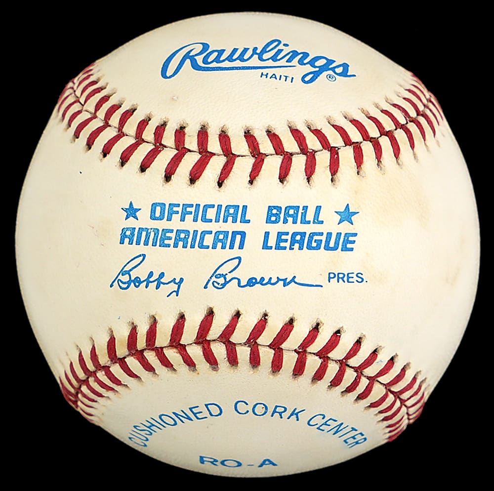 Charlie Keller Tough Single-Signed Baseball - Full JSA LOA