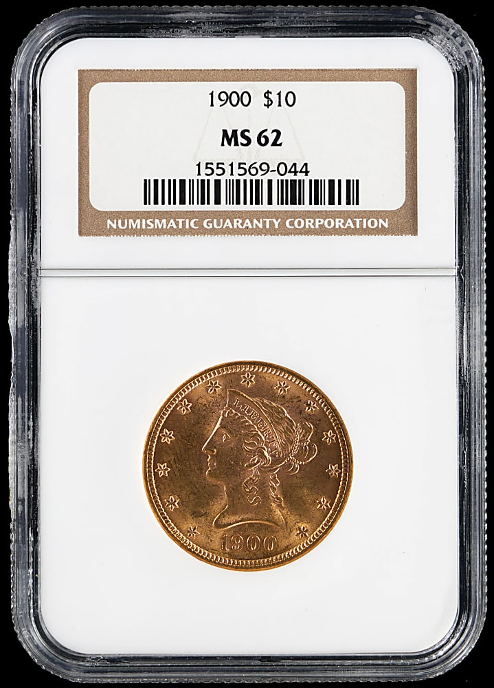 1900 $10 Liberty Head Gold Eagle Coin - NGC MS62