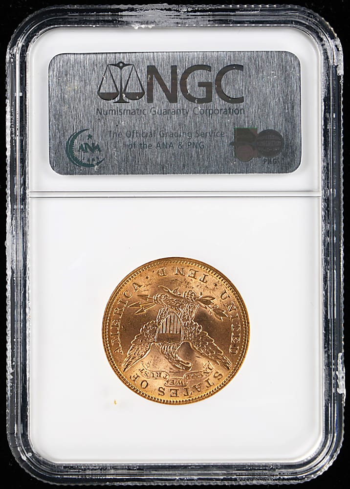 1899 $10 Liberty Head Gold Eagle Coin - NGC MS62
