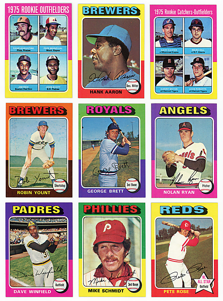 1975 Topps Complete Set (660) - Sharp!