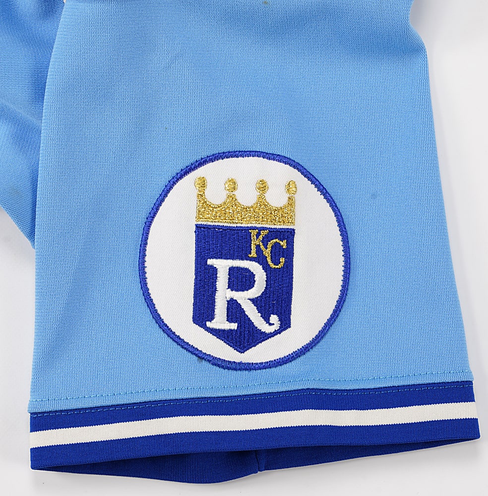 1989 Bob Boone Kansas City Royals Signed Game Used Road Jersey with Phil Wood LOA