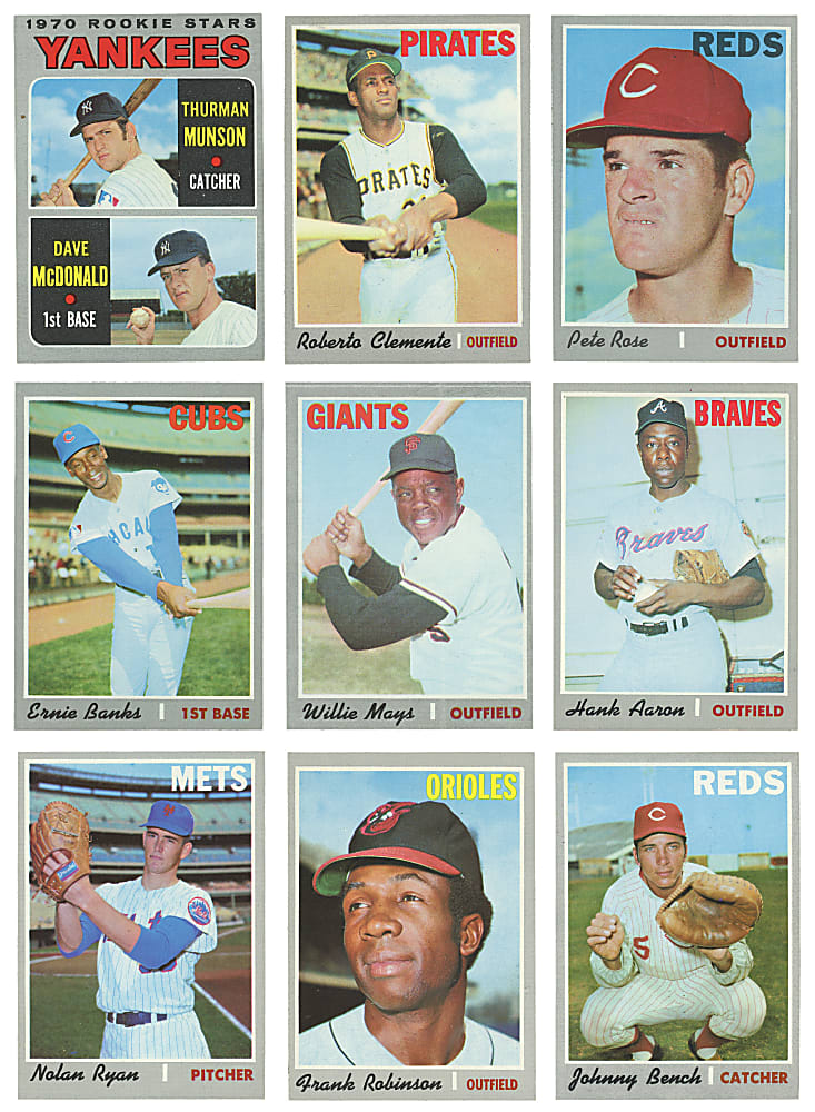 1970 Topps Complete Set (720) - Clean!